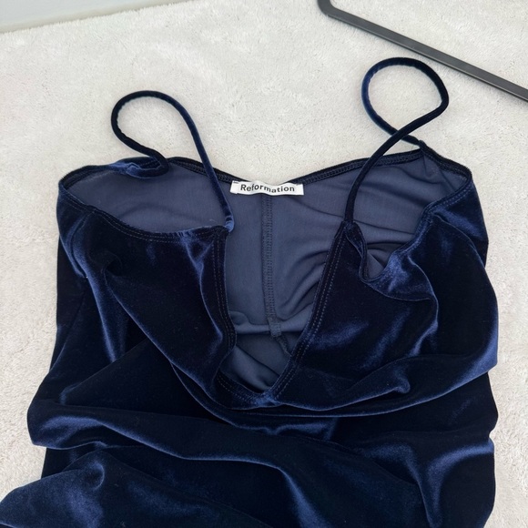 Reformation Romano Dress in Navy size L - Picture 9 of 15